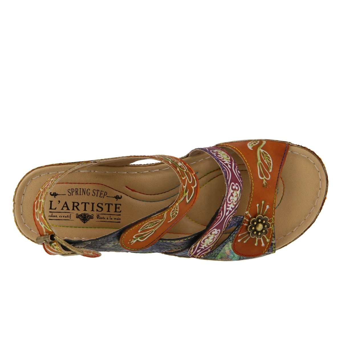 L'artiste by Spring Step Women's Sumacah Camel Multi - 925810 - Tip Top Shoes of New York