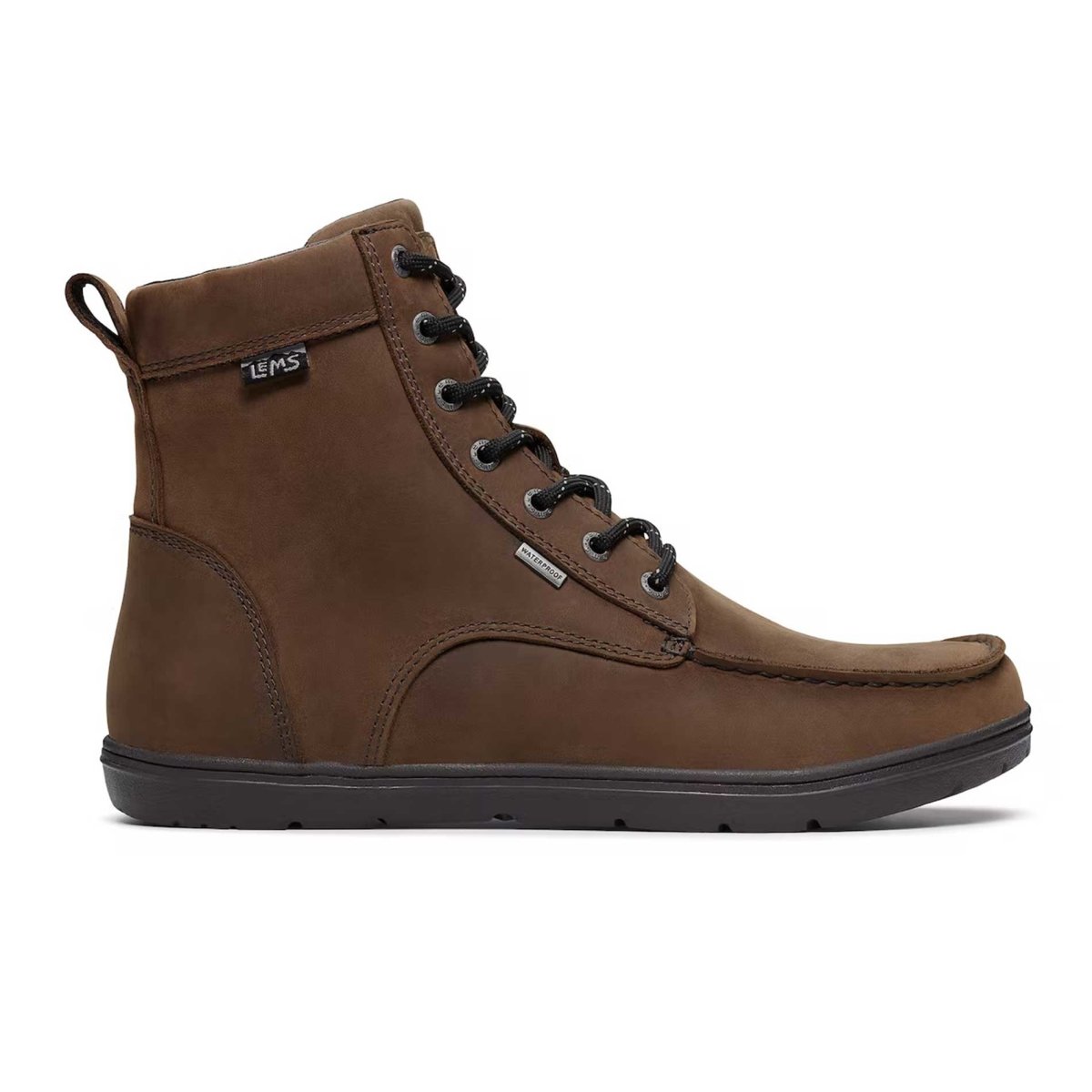 Lems Men's Boulder Boot Brown Oiled Waterproof - 10031530 - Tip Top Shoes of New York