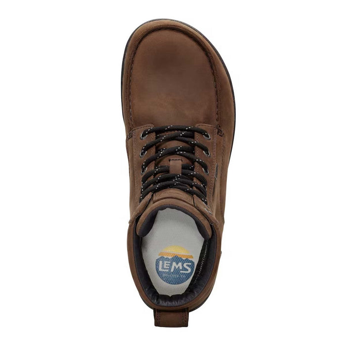 Lems Men's Boulder Boot Brown Oiled Waterproof - 10031530 - Tip Top Shoes of New York