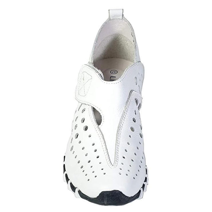 Litfoot Women's LF9010-3 White Leather - Tip Top Shoes of New York