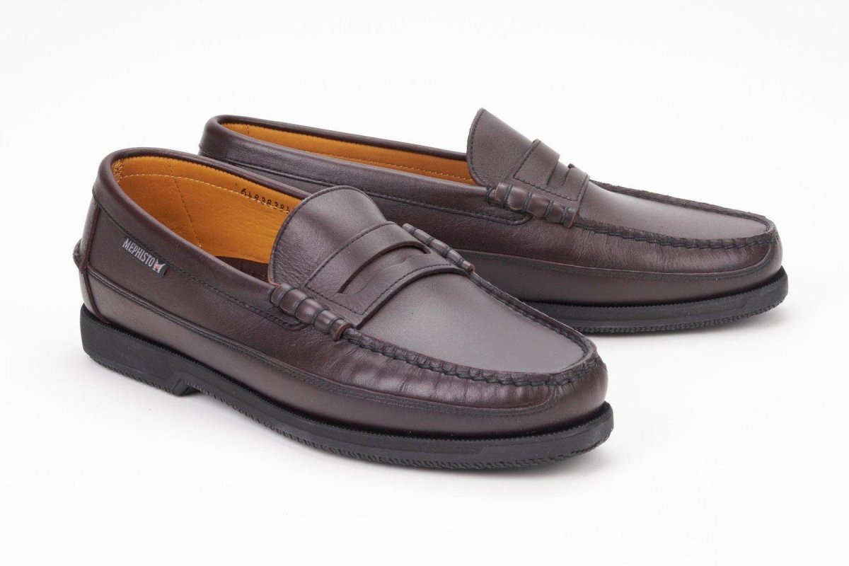 Mephisto Men's Cap Vert Burgundy - 401679003017 - Tip Top Shoes of New York