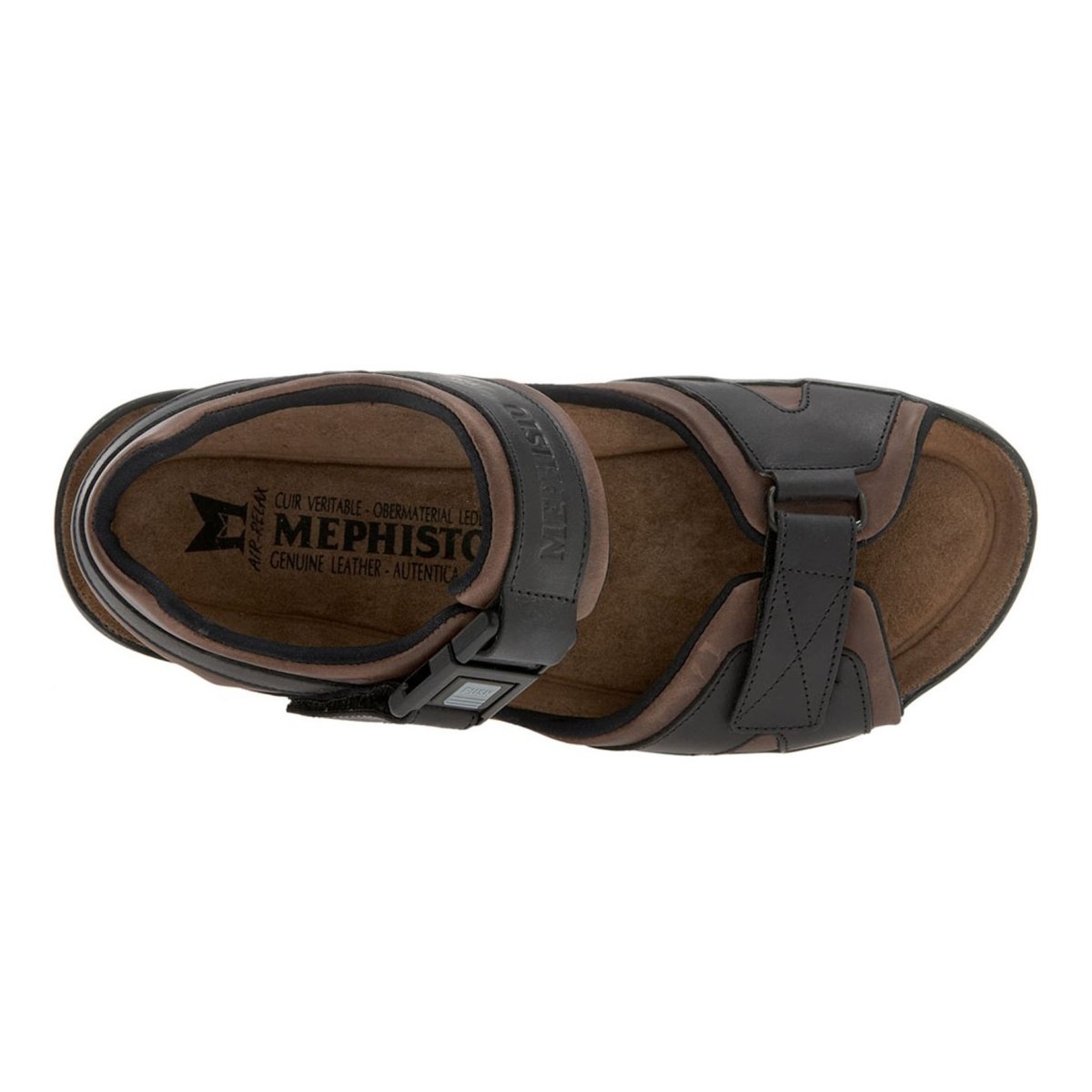 Mephisto Men's Shark Black/Brown - 400018603017 - Tip Top Shoes of New York