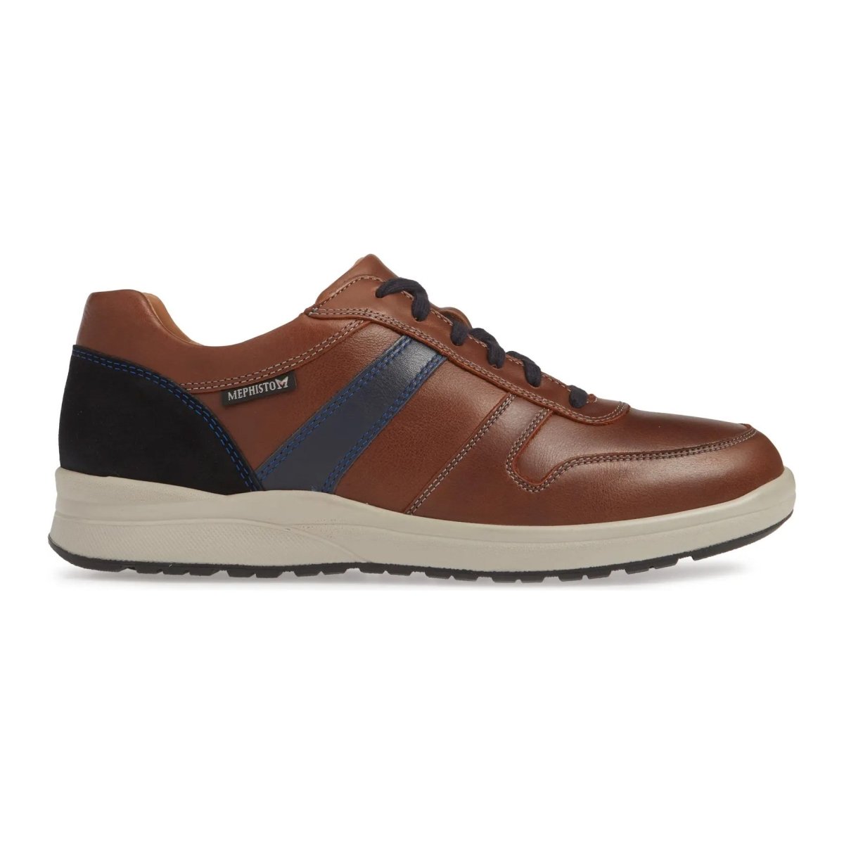Mephisto Men's Vito Tan/Navy Nubuck - 862533 - Tip Top Shoes of New York