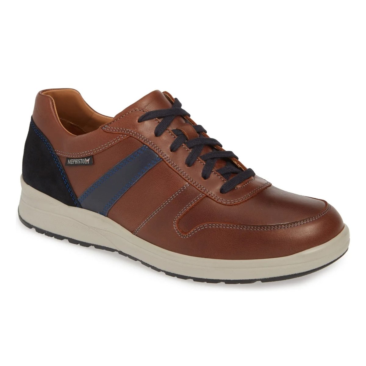 Mephisto Men's Vito Tan/Navy Nubuck - 862533 - Tip Top Shoes of New York