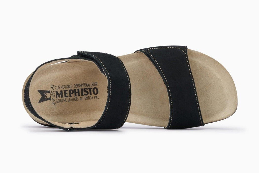 Mephisto Women's Agave Black Soft Buc - 403622703012 - Tip Top Shoes of New York