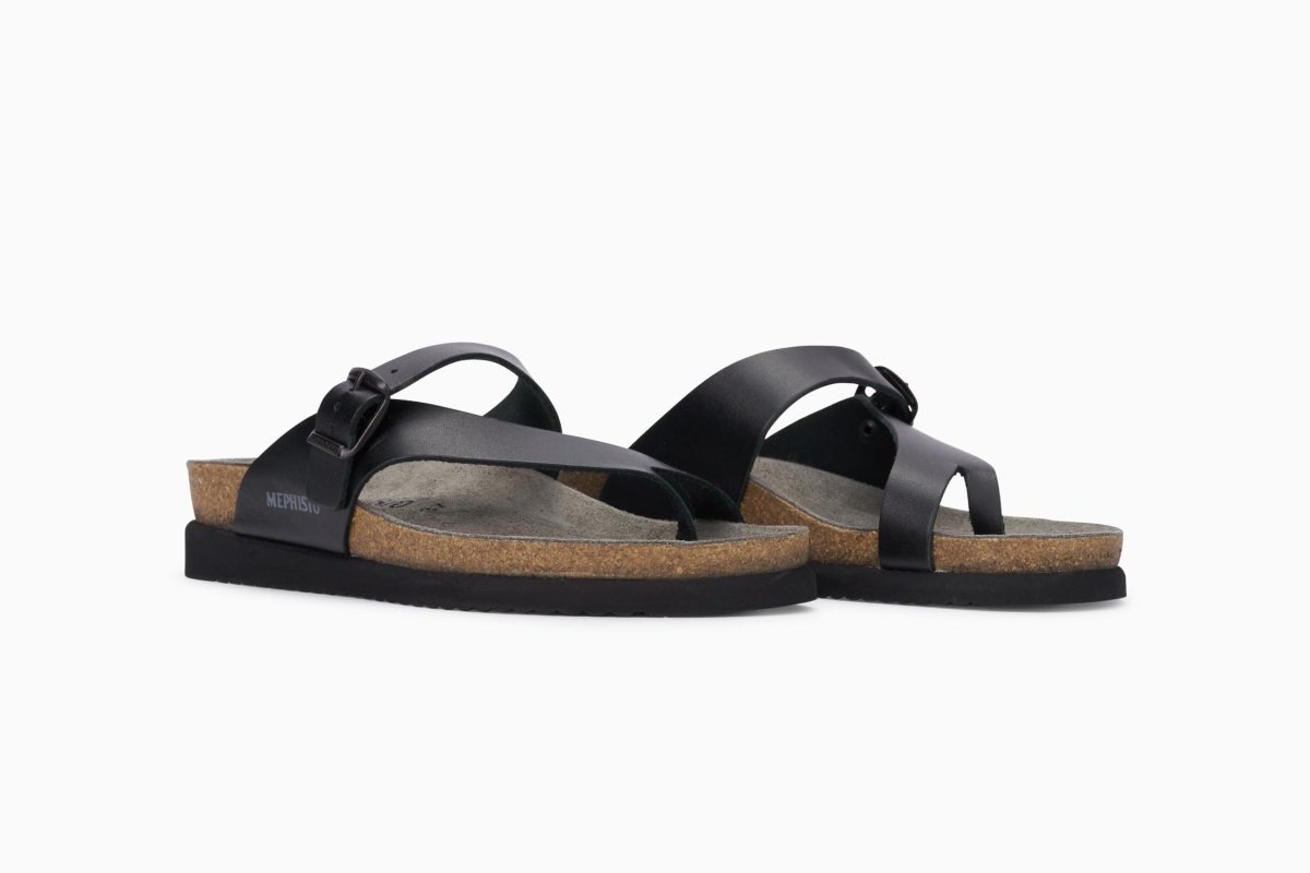 Mephisto Women's Helen Black Waxy Leather - 401411903018 - Tip Top Shoes of New York