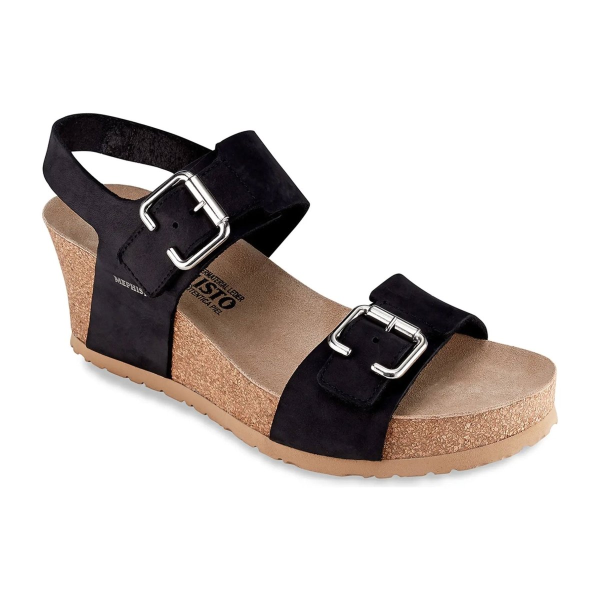 Mephisto Women's Lissandra Black Nubuck - 9005230 - Tip Top Shoes of New York