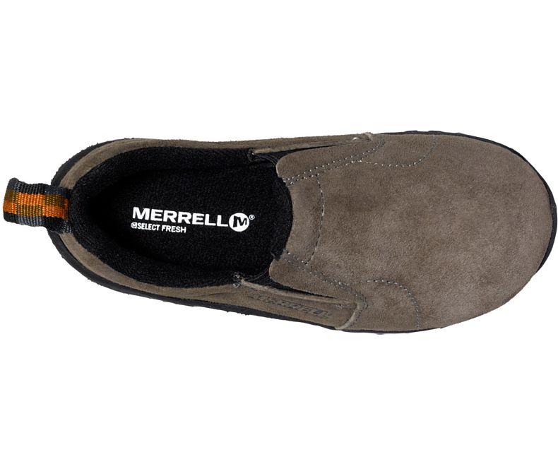 Merrell Boy's Jungle Moc Gunsmoke Suede - 405814605029 - Tip Top Shoes of New York