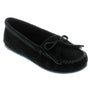 Minnetonka Women's 400 Kilty Hardsole Black Suede - 406635303019 - Tip Top Shoes of New York