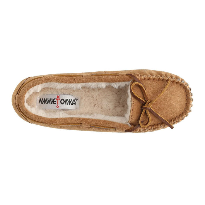 Minnetonka Women's 4011 Cally Slipper Tan Suede - 407335605014 - Tip Top Shoes of New York