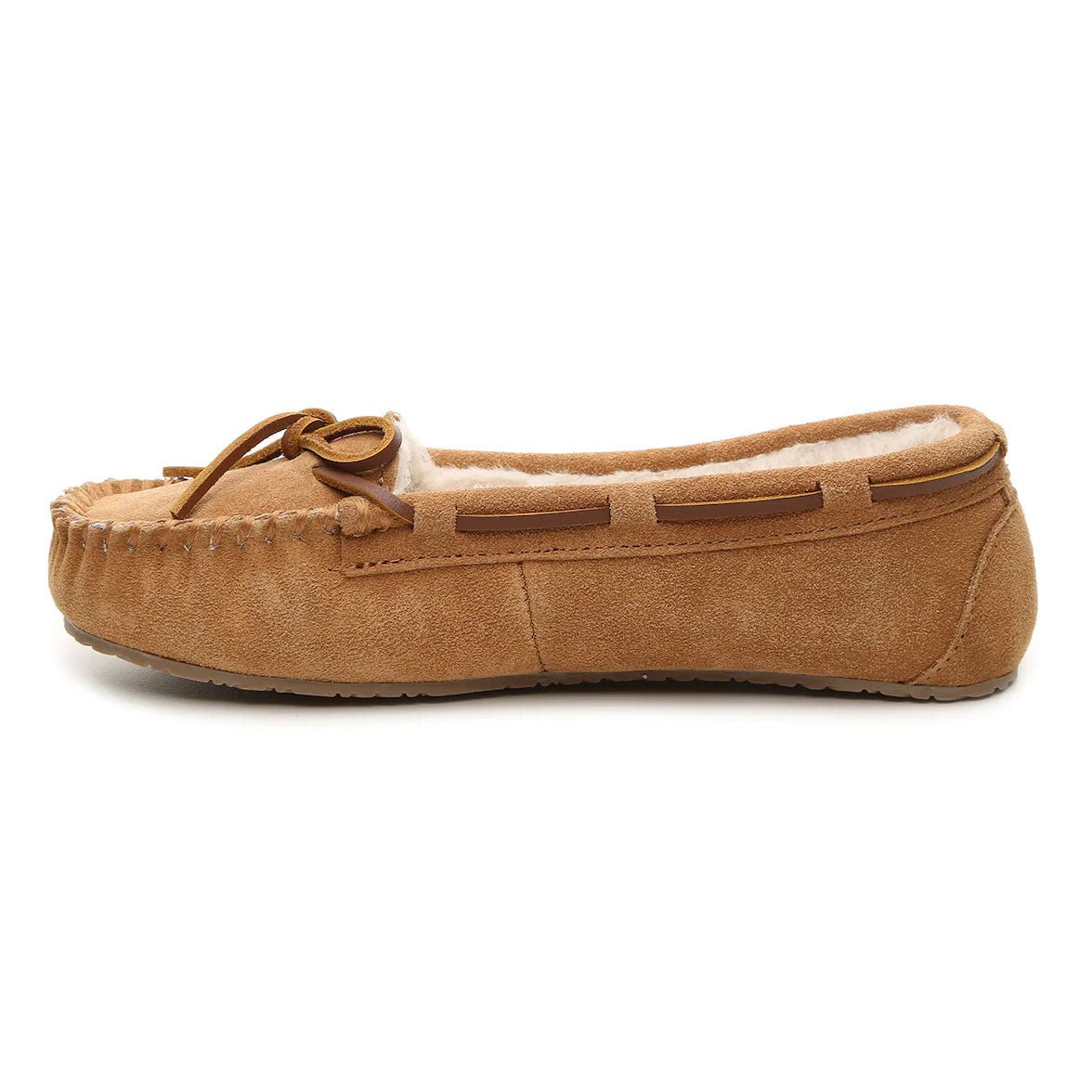 Minnetonka Women's 4011 Cally Slipper Tan Suede - 407335605014 - Tip Top Shoes of New York