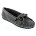 Minnetonka Women's 401T Kilty Hardsole Grey Suede - 405426107010 - Tip Top Shoes of New York