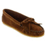 Minnetonka Women's 402 Kilty Hardsole Brown Suede - 406121503015 - Tip Top Shoes of New York