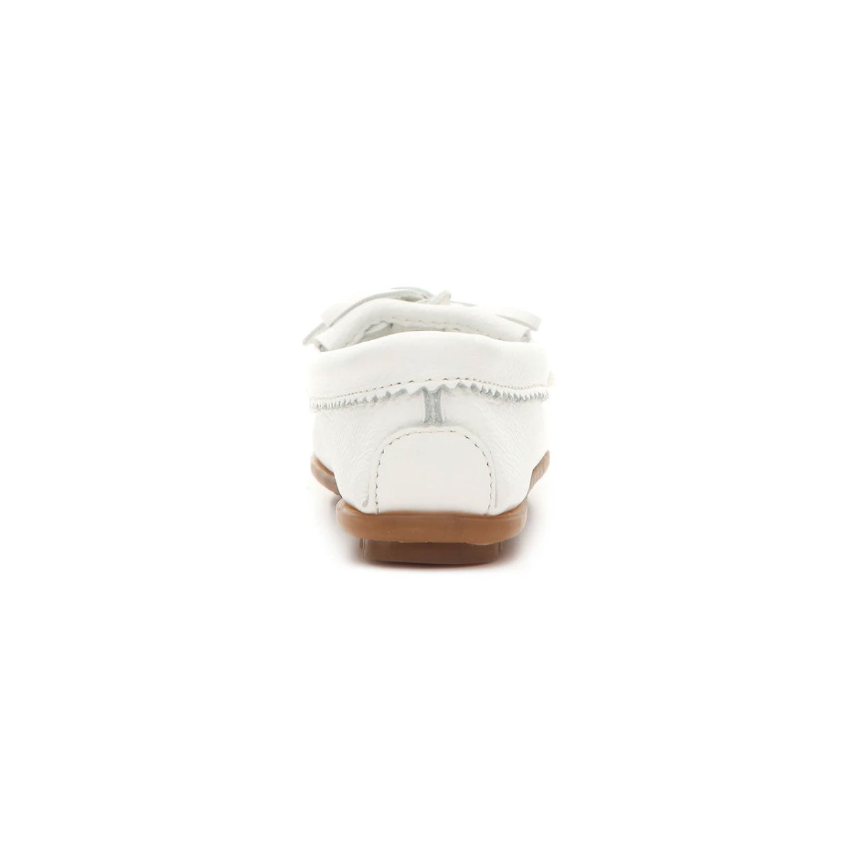 Minnetonka Women's 604 Thunderbird II White Beaded Moc - Tip Top