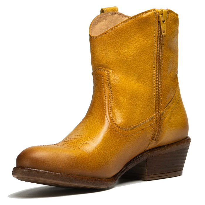 Miz Mooz Women's Carlitos Yellow Leather - 3012410 - Tip Top Shoes of New York