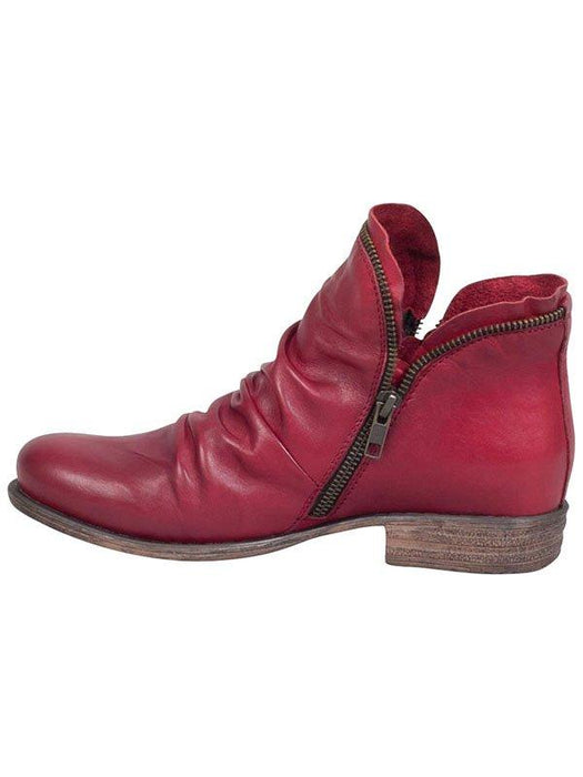 Miz Mooz Women's Luna Red Leather - 853492 - Tip Top Shoes of New York