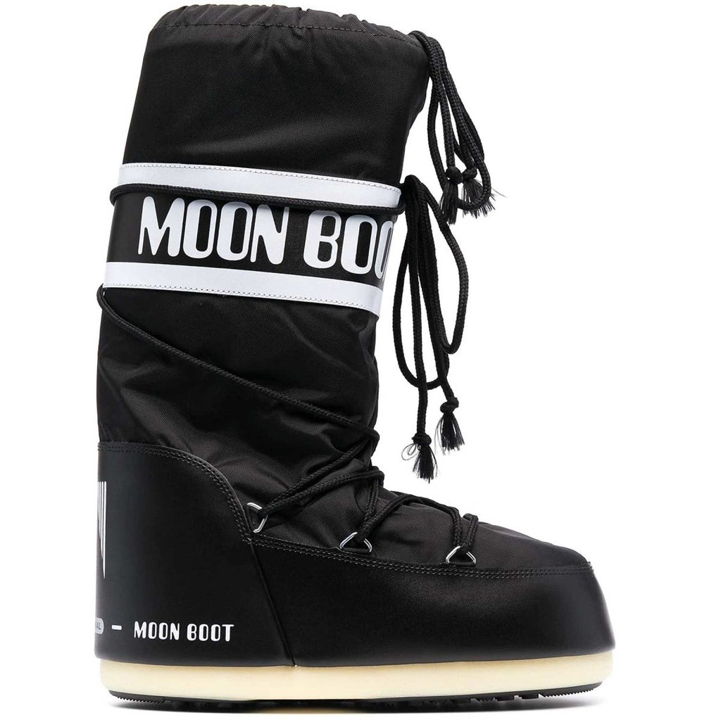 Moon Boot Women's Icon Original Black Nylon — Tip Top Shoes Moon Boot Women's Icon Original Black Nylon — Tip Top Shoes