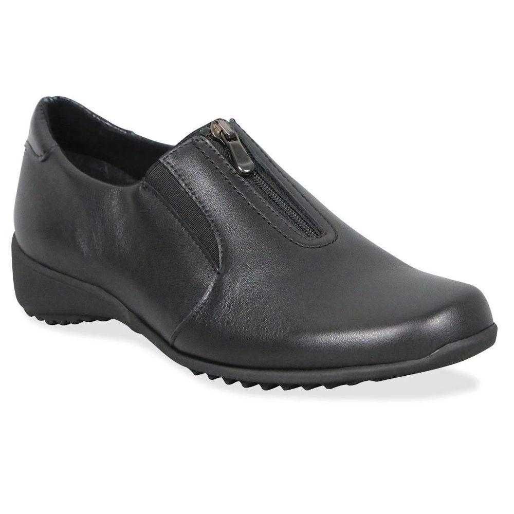 Munro Women's Berkley Black Leather - 407998204029 - Tip Top Shoes of New York