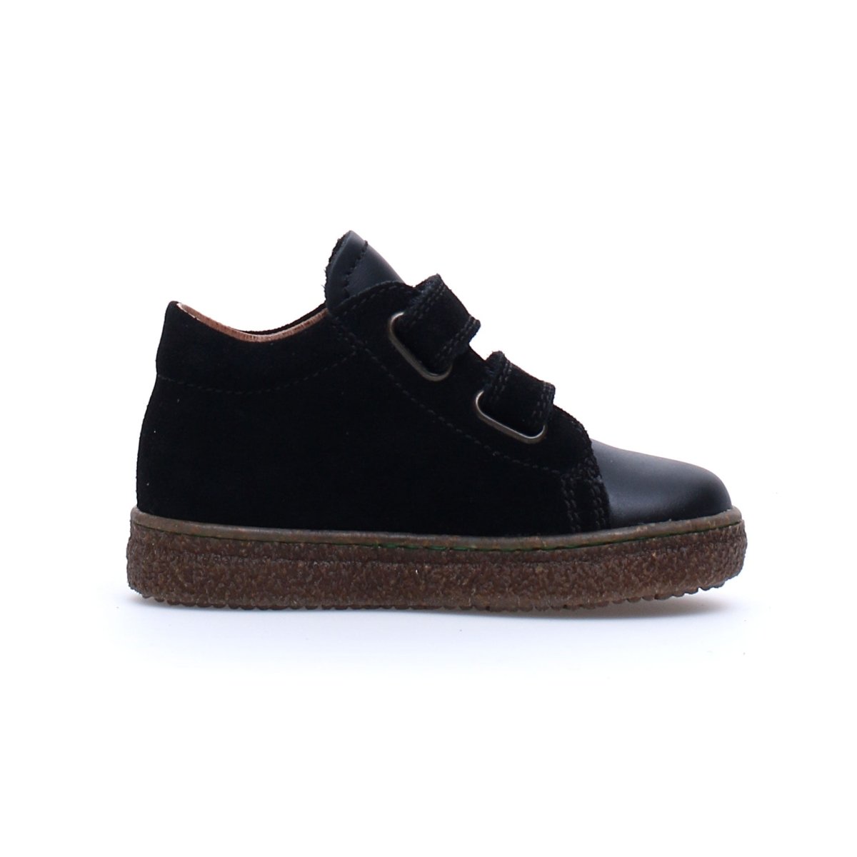Naturino Boys Albus Desert Black Suede 2 Velcro (Sizes 27-29) - 1053814 - Tip Top Shoes of New York