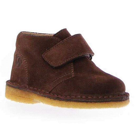 Naturino Boy's Choco Desert Brown Suede Velcro (Sizes 27-32) - 844138 - Tip Top Shoes of New York