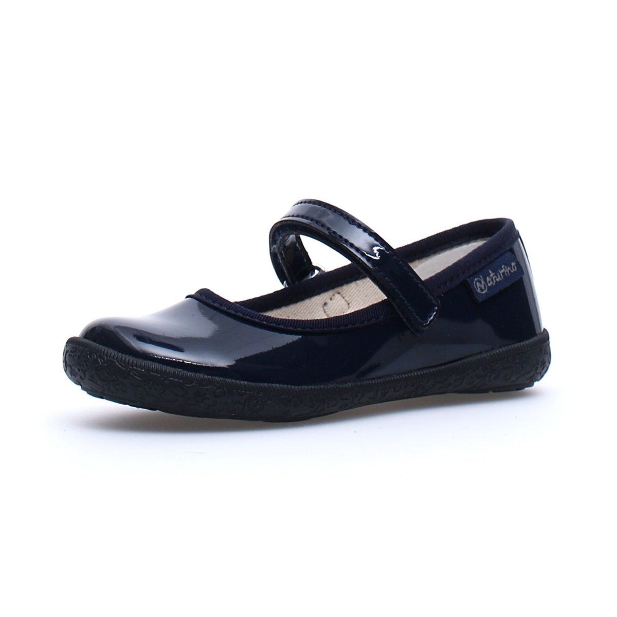 Naturino Girl's Pavia 61 Navy Patent Mary Jane (Sizes 25-29) - 842612 - Tip Top Shoes of New York