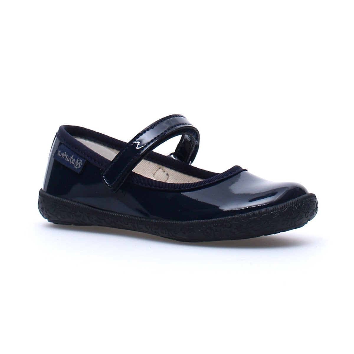 Naturino Girl's Pavia 61 Navy Patent Mary Jane (Sizes 30-35) - 842638 - Tip Top Shoes of New York