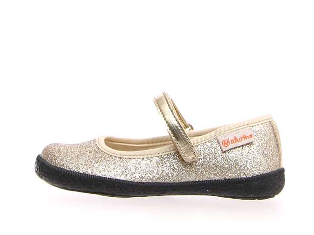 Naturino Girl's Pavia 73 Gold Glitter Mary Jane (Sizes 30-34) - 922780 - Tip Top Shoes of New York