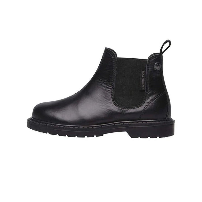 Naturino Girls PS (Preschool) Chelsea Tumbled Black Leather - 1067866 - Tip Top Shoes of New York