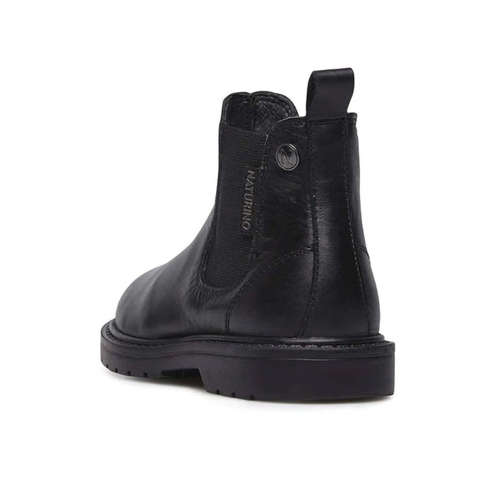 Naturino Girls PS (Preschool) Chelsea Tumbled Black Leather - 1067866 - Tip Top Shoes of New York