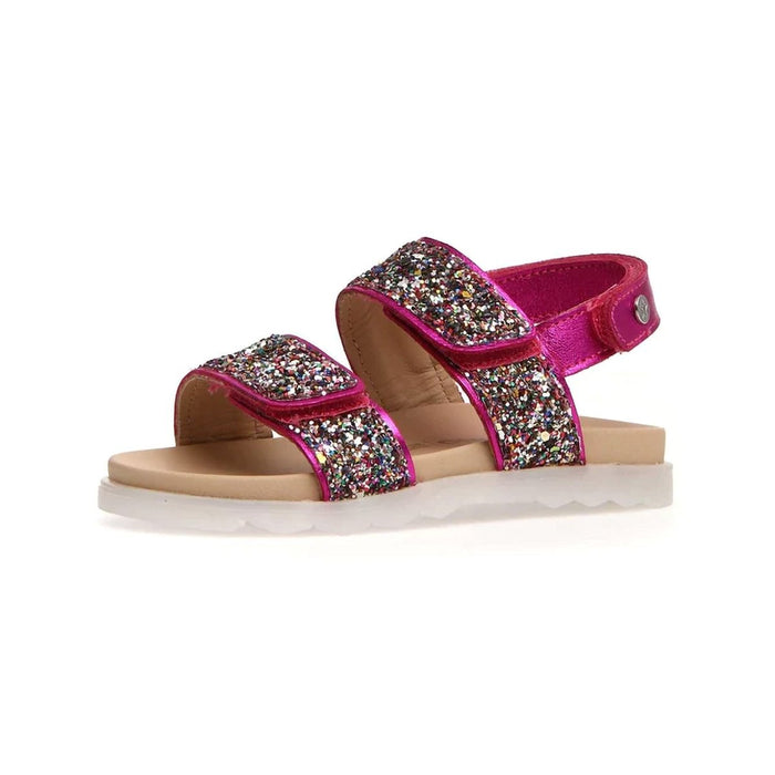 Naturino Girls PS (Preschool) Pink Multi Glitter Sandal - 1072618 - Tip Top Shoes of New York