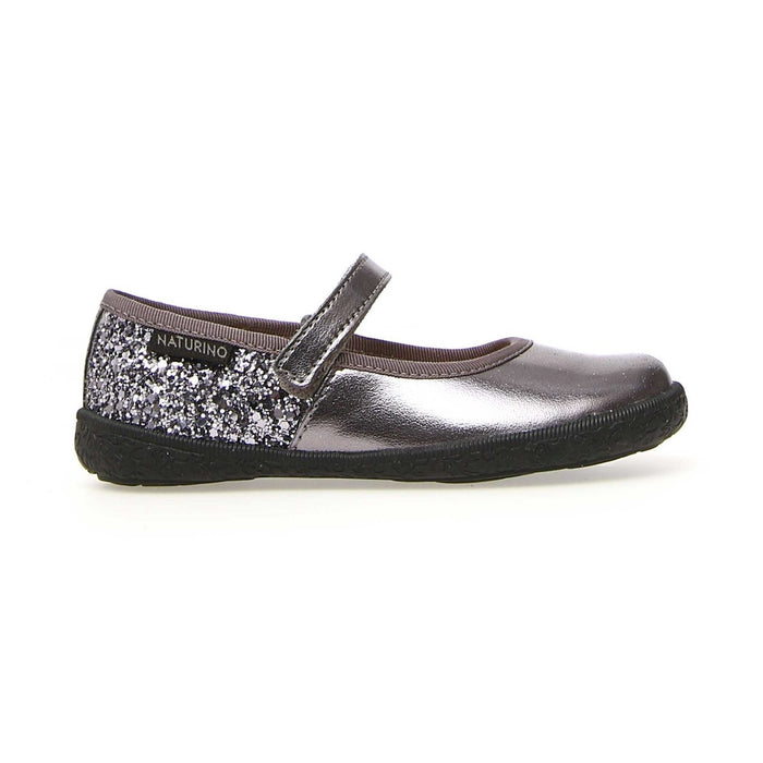 Naturino Girl's (Sizes 26-29) Silver Patent/Sparkle - 1078421 - Tip Top Shoes of New York
