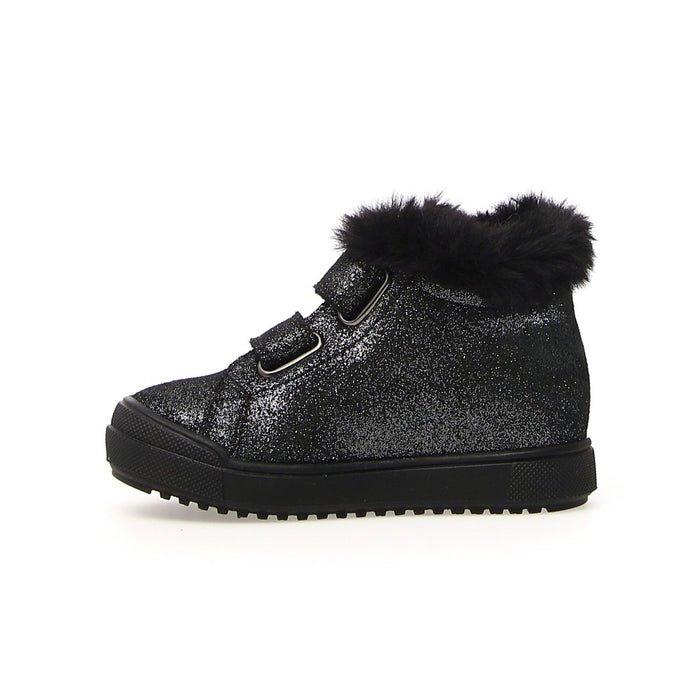 Naturino Girl's (Sizes 27-32) Dellen Black Glitter/Fur Lined Waterproof - 1067754 - Tip Top Shoes of New York