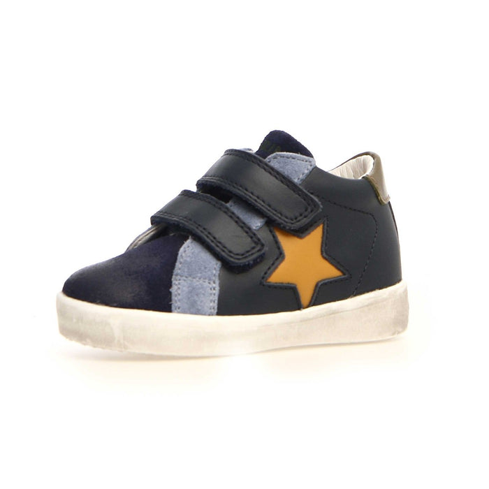 Naturino (Sizes 27-32) Dorrie Navy/Azure/Green Star - 1078497 - Tip Top Shoes of New York