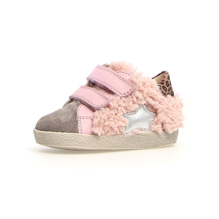 Naturino Toddler's Alnoite Pink Fur/Silver Star - 1067258 - Tip Top Shoes of New York