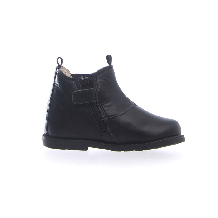 Naturino Toddler's Black Lea Chelsea Boot (Sizes 24-26) - 1053607 - Tip Top Shoes of New York