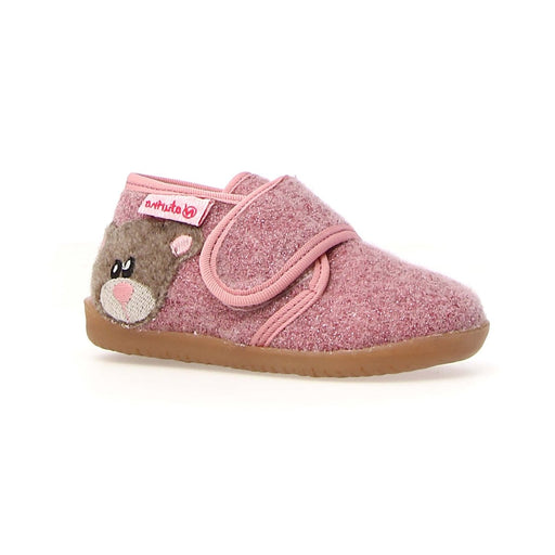 Naturino Toddler's Carillon Bright Pink Wool Teddy Slipper - 1078579 - Tip Top Shoes of New York