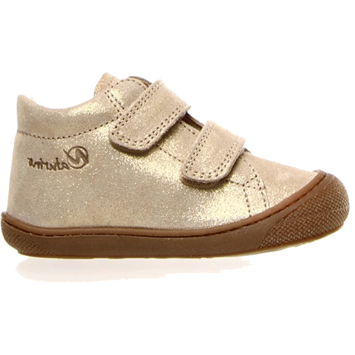 Naturino Toddler's Cocoon VL Gold Glitter Velcro - 986724 - Tip Top Shoes of New York