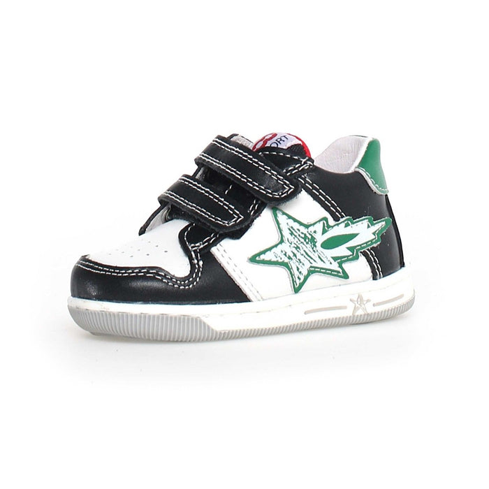 Naturino Toddler's Frankie White/Black/Green Star - 1076278 - Tip Top Shoes of New York