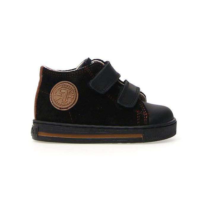 Naturino Toddler's Michael Black Suede/Chestnut - 1067343 - Tip Top Shoes of New York