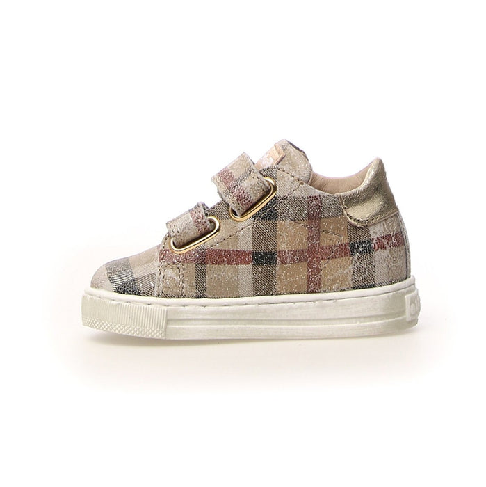 Naturino Toddler's Sahsa Pebbled Beige Plaid - 1067286 - Tip Top Shoes of New York