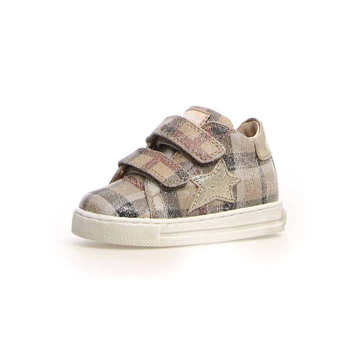 Naturino Toddler's Sahsa Pebbled Beige Plaid - 1067286 - Tip Top Shoes of New York