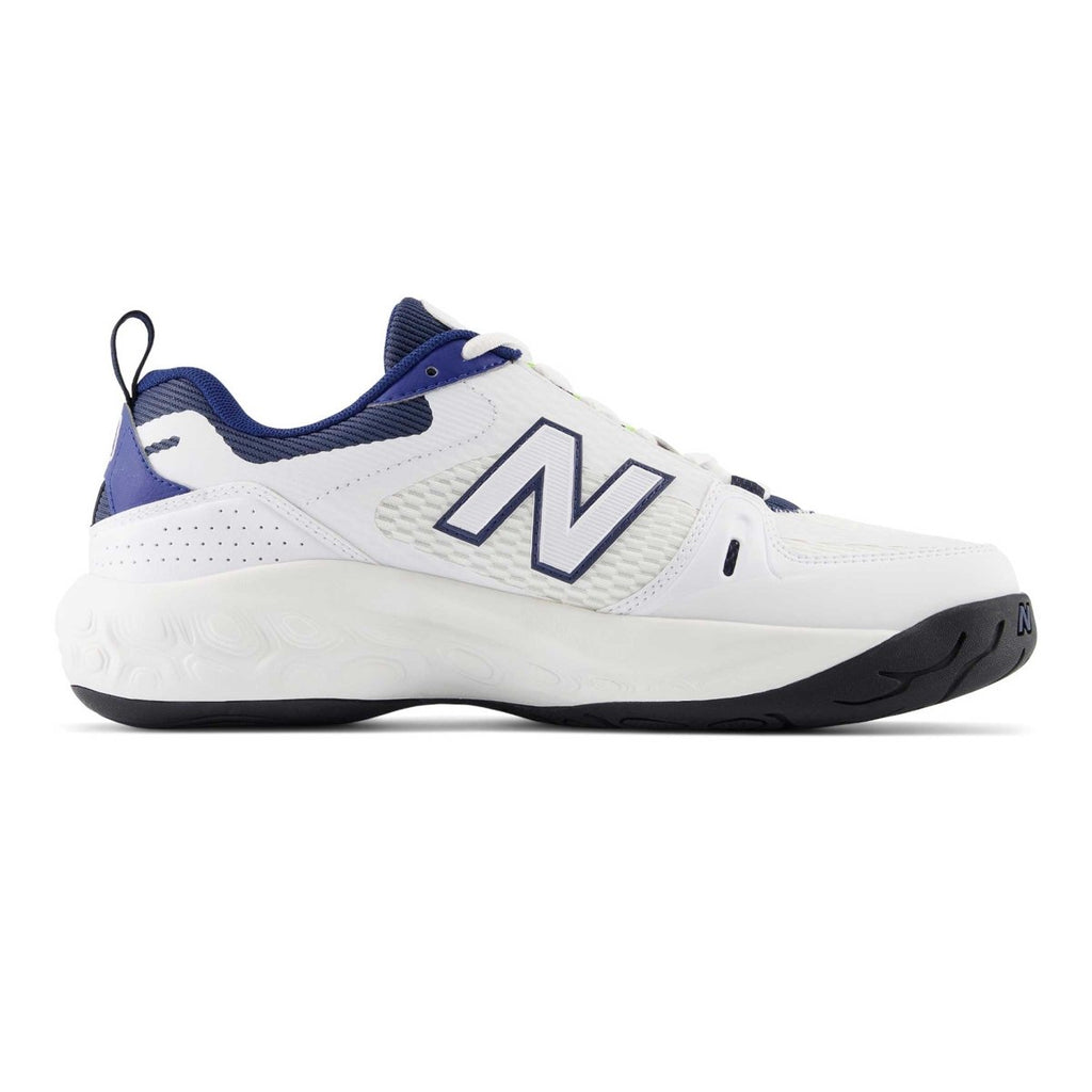 New Balance Men's Fresh Foam MC1007WT White/Navy — Tip Top Shoes