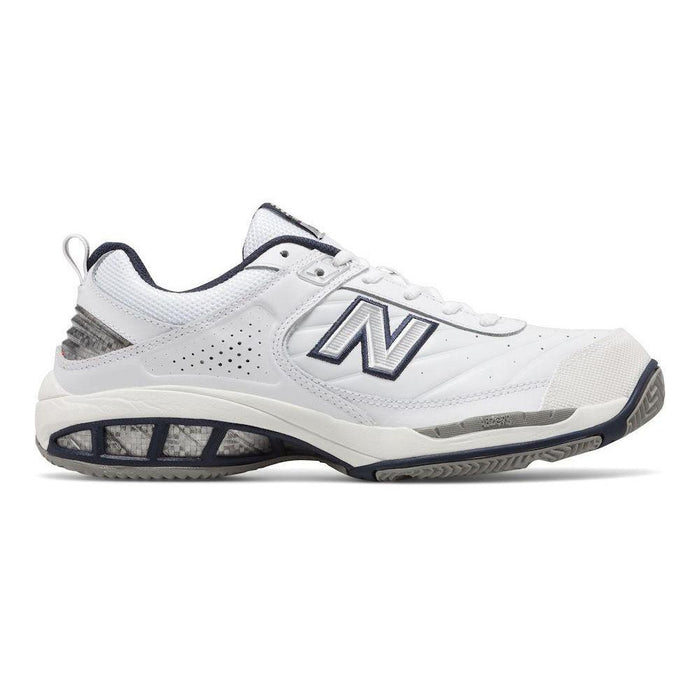 New Balance Men's MC806W White/Navy - 950288 - Tip Top Shoes of New York