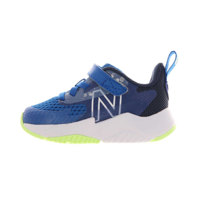 New Balance PS (Preschool) Rave Run v2 Bungee Lace with Hook-and-Loop Top Strap Royal/Lime - 1080761 - Tip Top Shoes of New York