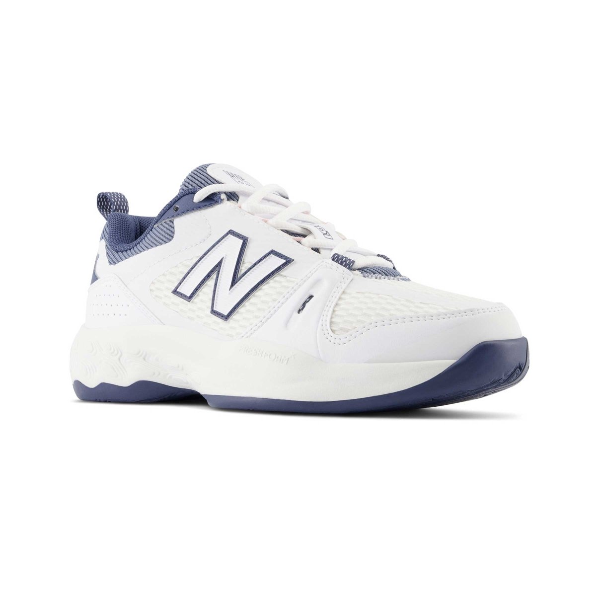 New Balance Women's Fresh Foam X WC1007WT White/Sea Salt/Blue - 10032721 - Tip Top Shoes of New York