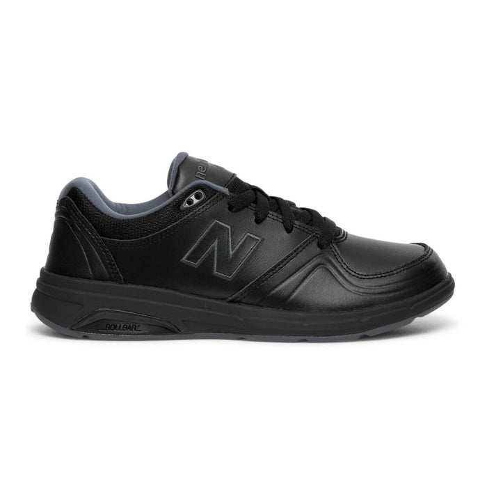 New Balance Women's WW813BK Black Leather - 408098405026 - Tip Top Shoes of New York