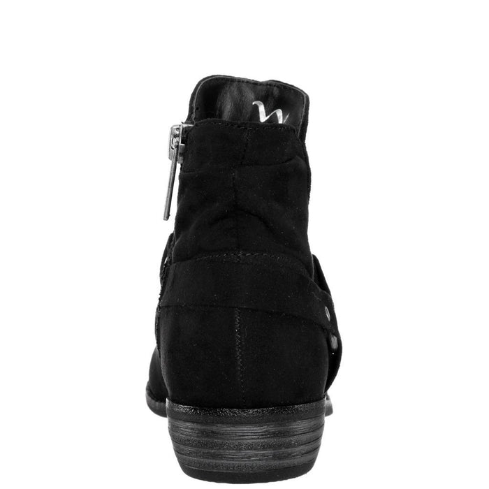Nina Girl's Savinna Black Buckle Suede - 926184 - Tip Top Shoes of New York