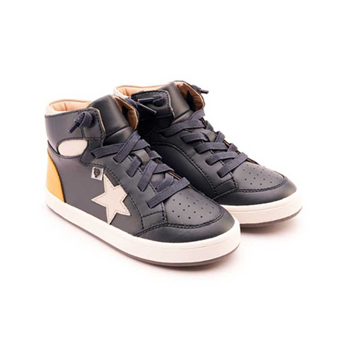 Old Soles Toddler's Star Tracker Navy/Grey Star - 1077864 - Tip Top Shoes of New York