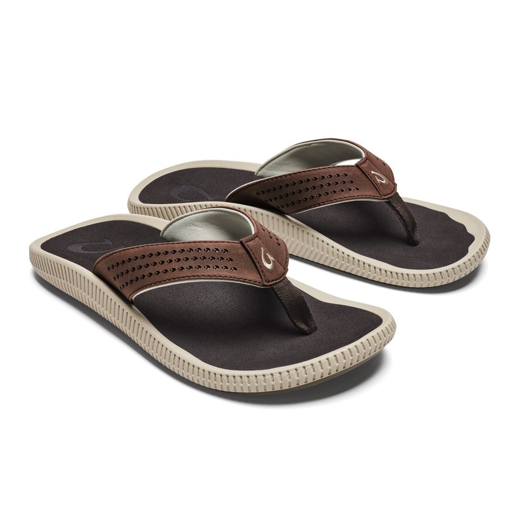 Olukai Men's Ulele Dark Wood - 3004771 - Tip Top Shoes of New York