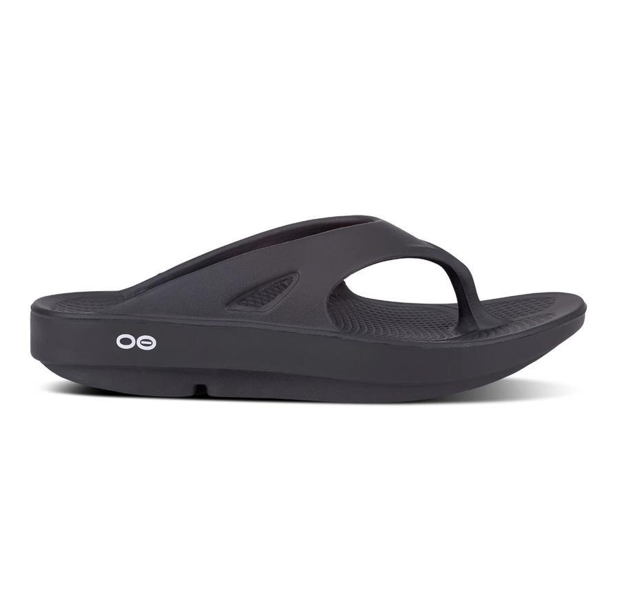 OOFOS Men's OOriginal Thong Black - Tip Top Shoes of New York